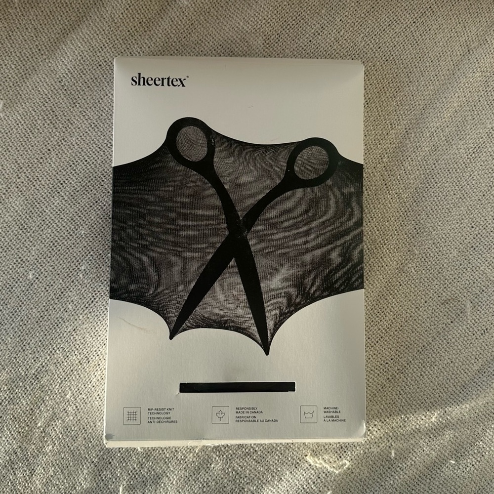 Sheertex Black Semi Opaque Rip Resistant Sheer Tights